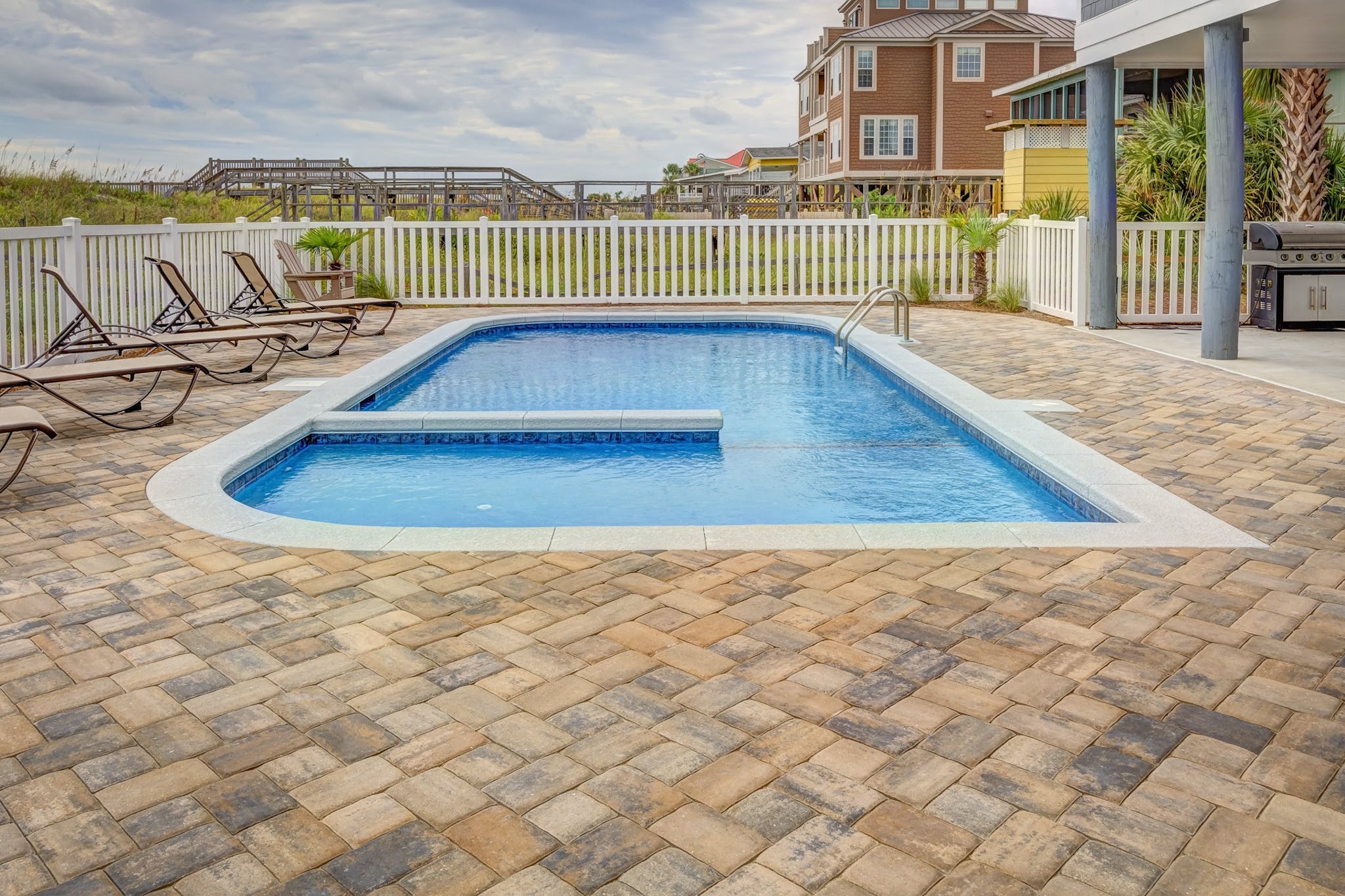 Photography of Pool Near Fence